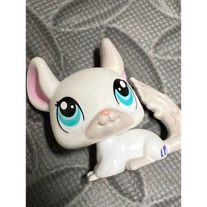 Littlest Pet Shop LPS 1401 White Chinchilla #1401‎ Cake Topper Figure Hasbro
